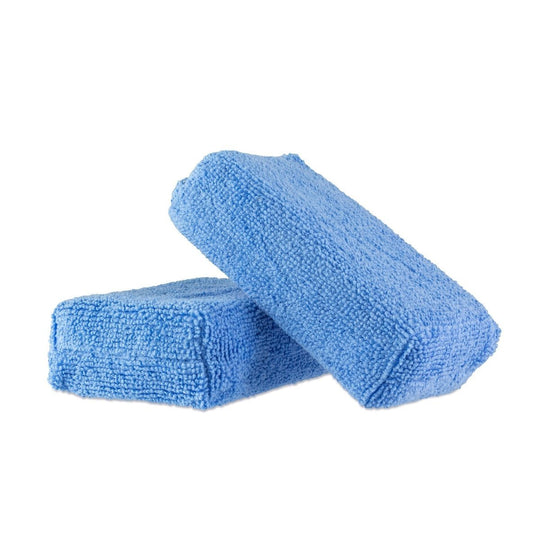 Blue Microfiber Applicator Pads - Custom Dealer Solutions-MF-APP-01