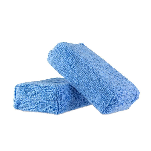 Blue Microfiber Applicator Pads - Custom Dealer Solutions-MF-APP-01