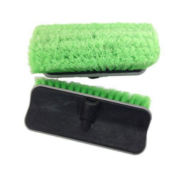 Commercial Tri-Head Car Wash Brush (Green) - Custom Dealer Solutions-CTHWB-GRN