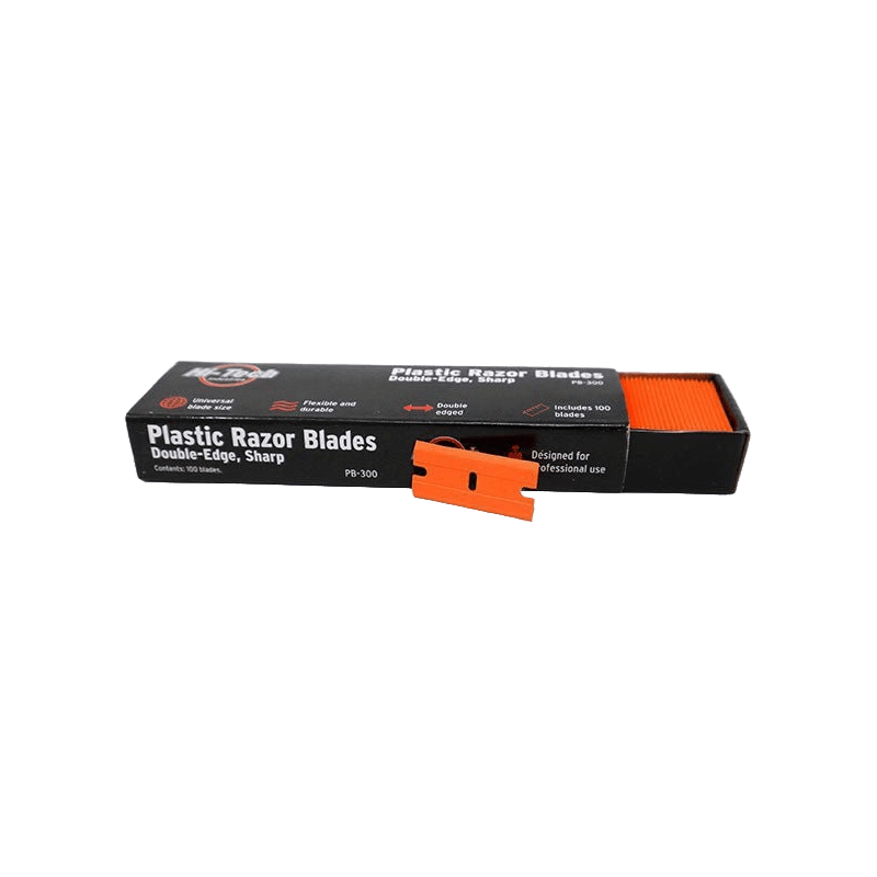 Double Edge Plastic Razor Blades - Custom Dealer Solutions-PB-300