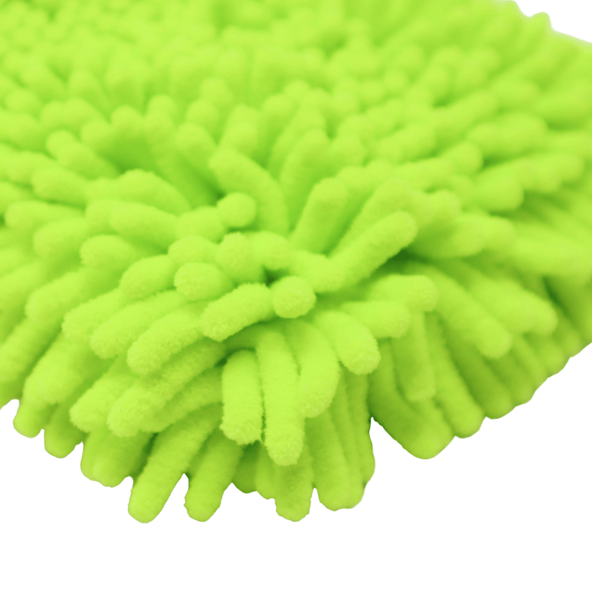 Green Microfiber Chenille Wash Mitt - Custom Dealer Solutions-MFWM-GRN