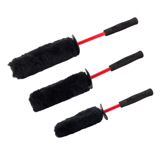 Maxshine Ultimate Wool Wheel Brush Set (3 pcs) - Custom Dealer Solutions-704601