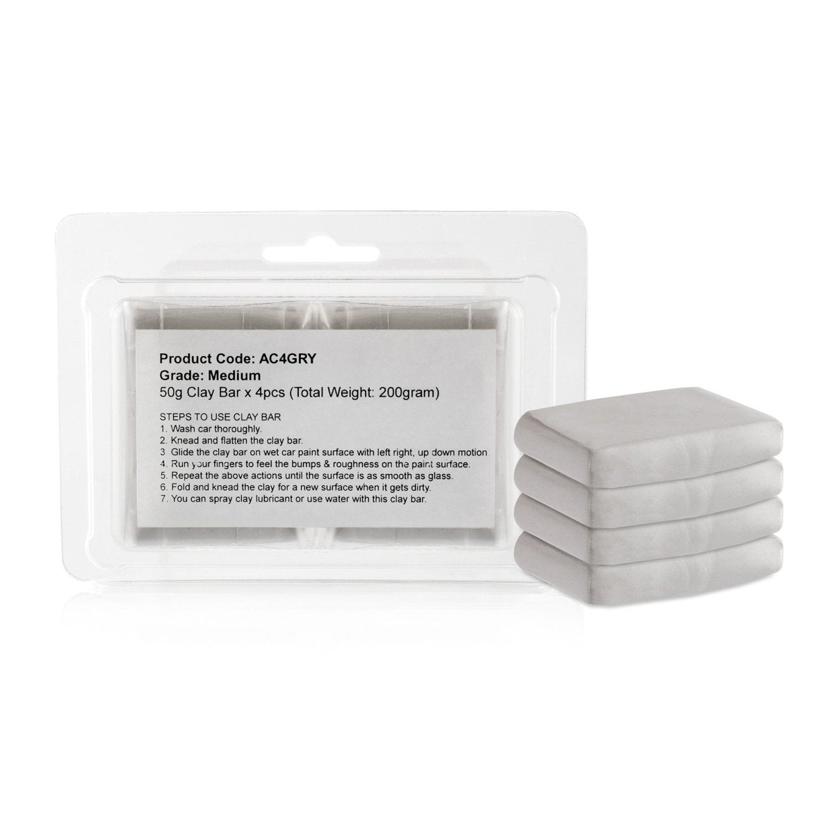 Medium Clay Bar (Gray) - Custom Dealer Solutions-Clay-Gray