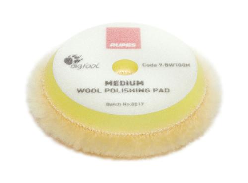 Rupes DA Medium Wool Pad (Yellow) - Custom Dealer Solutions-9.BW100M