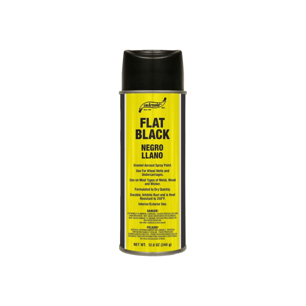 SM Arnold Flat Black Enamel Spray Paint - Custom Dealer Solutions-66-104