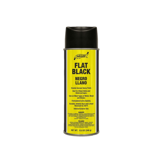 SM Arnold Flat Black Enamel Spray Paint - Custom Dealer Solutions-66-104