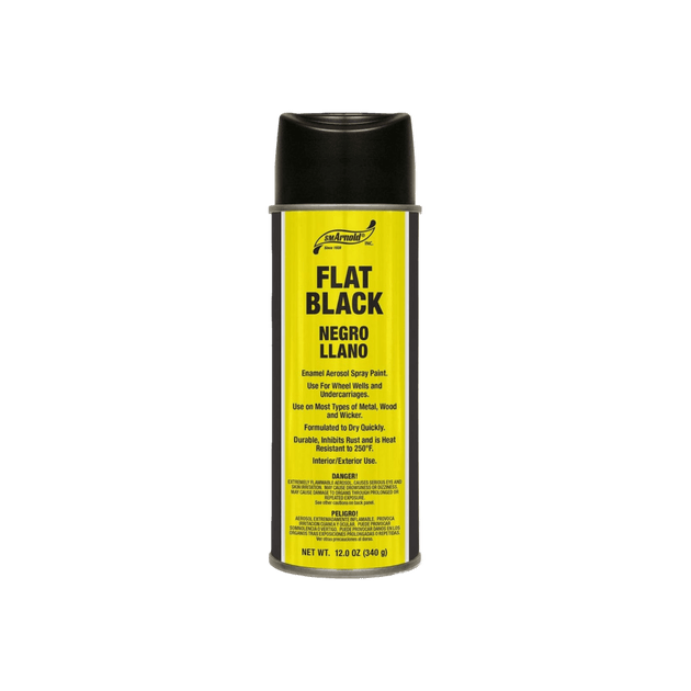 SM Arnold Flat Black Enamel Spray Paint - Custom Dealer Solutions-66-104