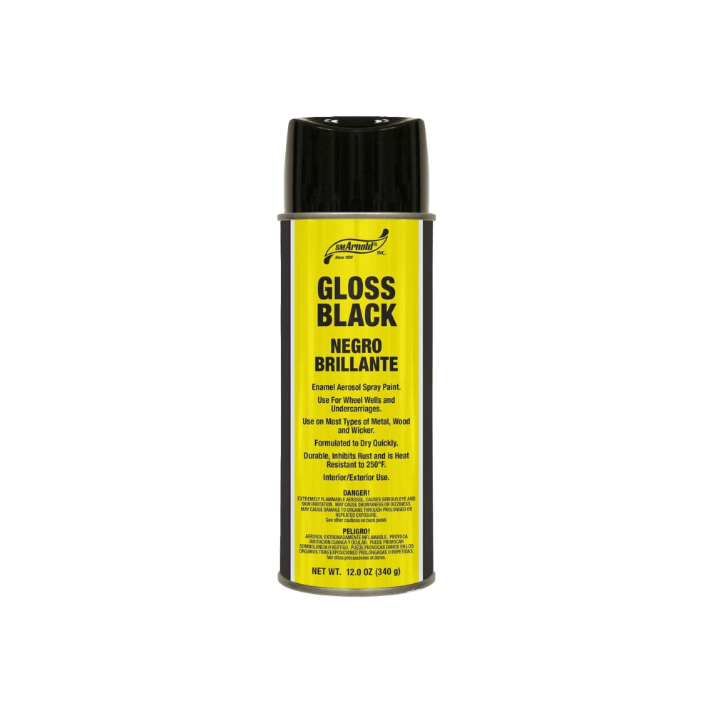 SM Arnold Gloss Black Enamel Spray Paint - Custom Dealer Solutions-66-103