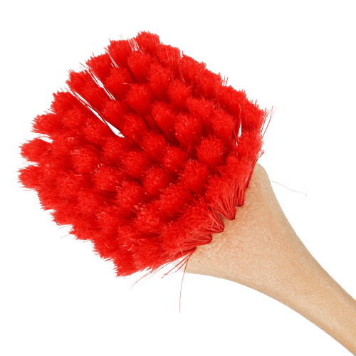 Soft Red Chemical Resistant Brush - Custom Dealer Solutions-SCRB-RD-08