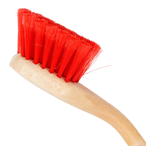 Soft Red Chemical Resistant Brush - Custom Dealer Solutions-SCRB-RD-08