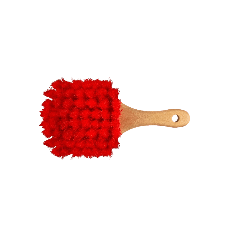 Soft Red Chemical Resistant Brush - Custom Dealer Solutions-SCRB-RD-08