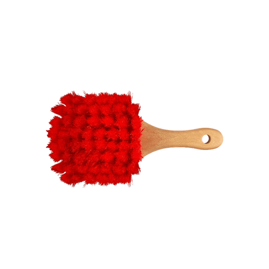 Soft Red Chemical Resistant Brush - Custom Dealer Solutions-SCRB-RD-08