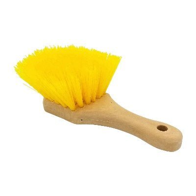 Yellow Firm Utility Brush - 8 Inch - Custom Dealer Solutions-FB-YLW-08